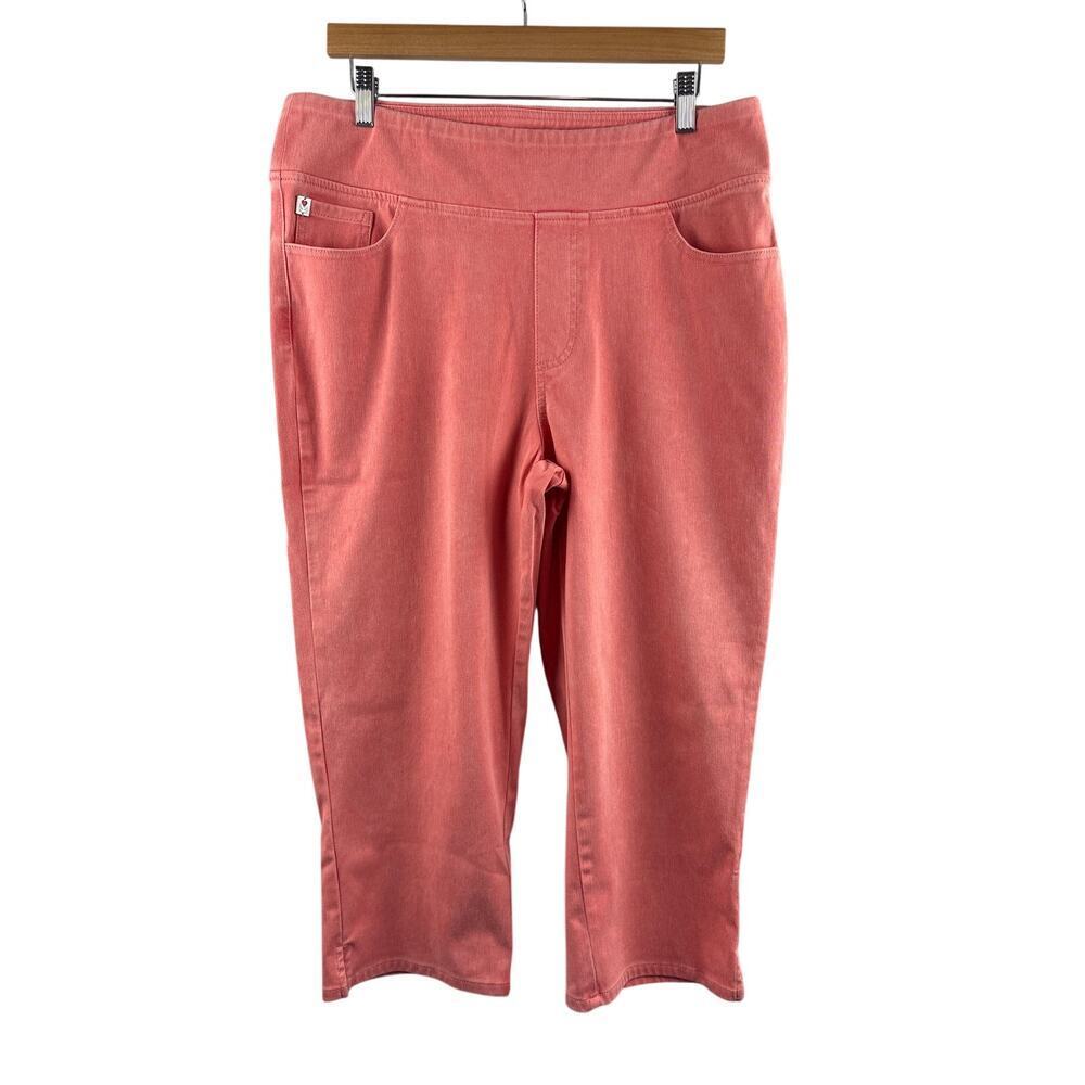 Women’s Belle by Kim Gravel Size 16T Salmon Capris
